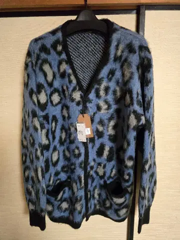 선착순! 미사용 새상품 UNIVERD72 레오파드 무늬 가디건 XL