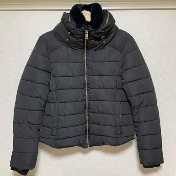 ZARA BASIC 블랙 다운 자켓 M