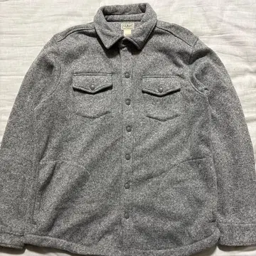 L.L.Bean 그레이 플리스 자켓 L 사이즈 보아 안감