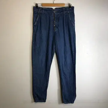 하이웨스트 슬림핏 데님 팬츠