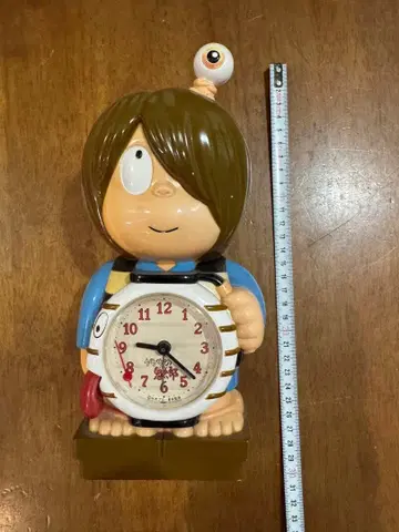 레어한 게게게의 키타로 캐릭터 시계 애니메이션 스타일 스피커 포함