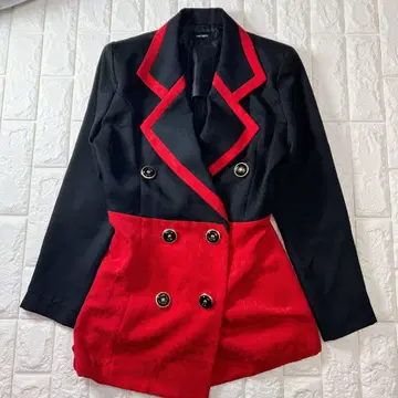 레트로 쇼와 버블 자켓 더블 프레스 빈티지 절개