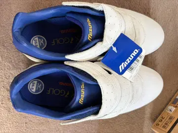 레어 상품 Mizuno 골프화 26.5cm 화이트/블루