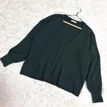 FREAK'S STORE 새상품급 긴팔 니트 오버 사이즈 그린 ( F )