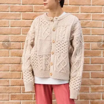 프릭스스토어 피셔맨 케이블 니트 가디건