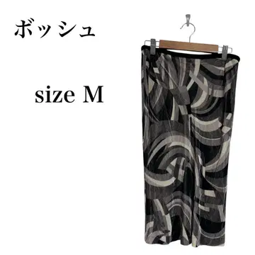 BOSCH (보쉬) 기하학 패턴 벨로아 스커트 여성용 38