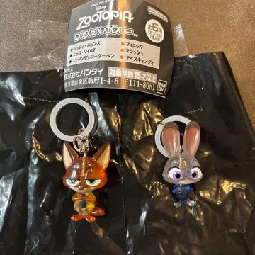 주토피아 메지루시 액세서리 닉 주디 2세트