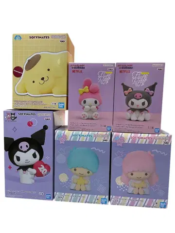 산리오 캐릭터즈 피규어 묶음 판매 6개