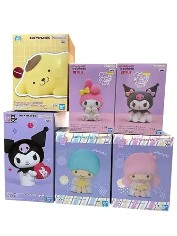 산리오 캐릭터즈 피규어 묶음 판매 6개