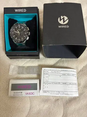 WIRED VK63C 블랙 다이얼