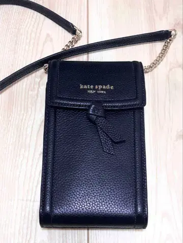 케이트 스페이드 kate spade 소가죽 스마트폰 숄더 블랙