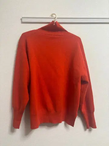 BEAUTY & YOUTH 오렌지 니트 스웨터 프리 사이즈