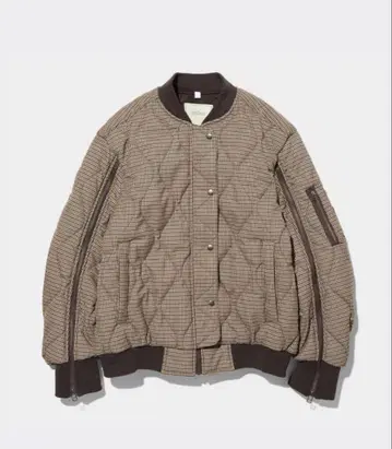 [ GU x rokh ] 퀼팅 블루종 BEIGE sizeXS