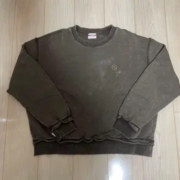 BADWAY Flower studs 브라운