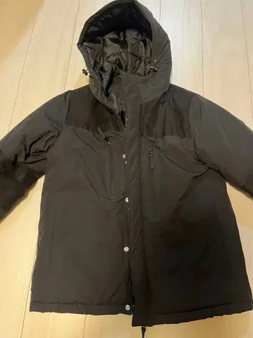 nano universe 후드 부착 다운 자켓