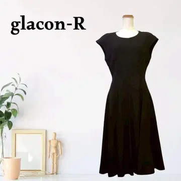 zG446 [ S ] glacon-R 원피스 세미 포멀 플레어