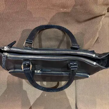 [ 미사용품 ] ultima TOKYO 토트백 [ 메릴 ] 네이비