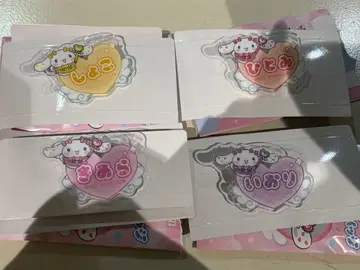 이코럽 네임 배지 4종 세트 이오리 키아라 쇼코 히토미