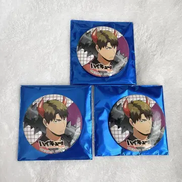 하이큐!! 하이드리 캔뱃지 C 우시지마 와카토시 3개