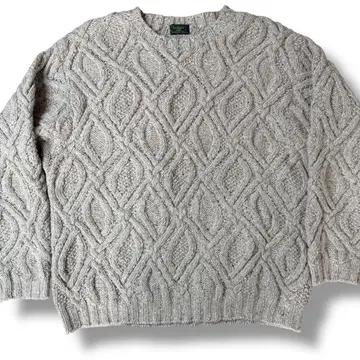 3L 피셔맨 니트 케이블 짜임 브라운 그레이 계열 색상