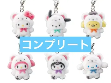 [ 컴프 세트 ] 산리오 메지루시 액세서리 복슬복슬 스노우 전 6종 세트