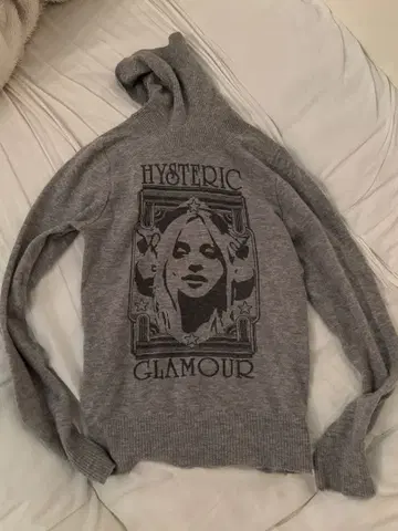 HYSTERIC GLAMOUR 그레이 니트