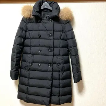 다운 코트 블랙 블랙