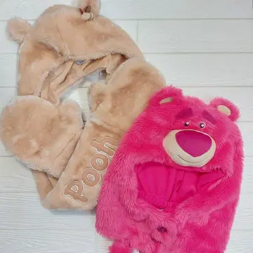 새상품급 Disney 랏소 푸우 팬캡