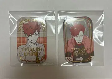 하이큐 쿠로오 테츠로 세븐넷 스퀘어 캔뱃지 오프샷 & 컬러