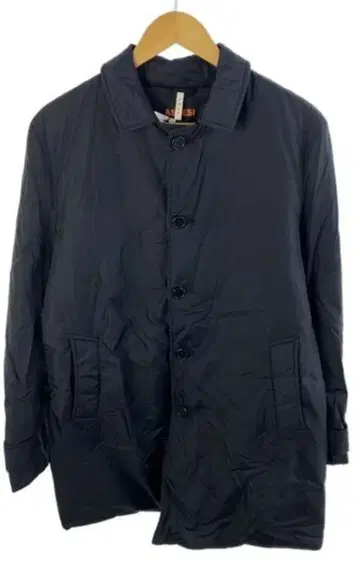 아스펜지 네이비 코트 자켓 블루종 충전솜 울 네이비 새상품급