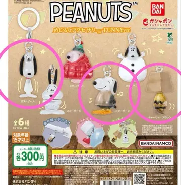 스누피 메지루시 액세서리 FUNNY ver. PEANUTS