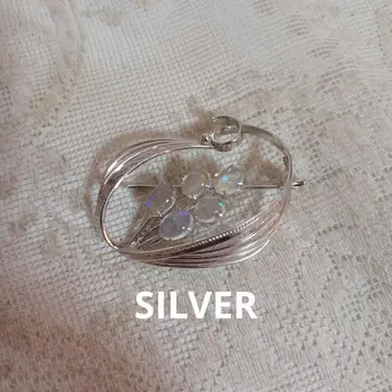 오팔? SILVER 브로치