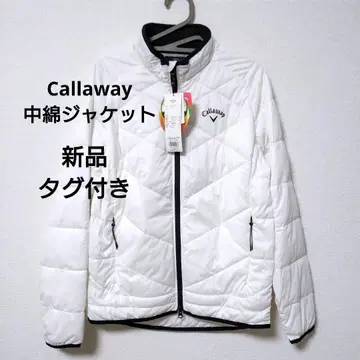 택 포함 새상품 Callaway/캘러웨이 패딩 자켓 화이트/M