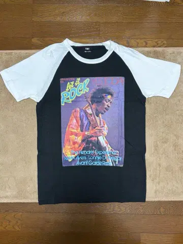 VINTAGE SLUB BASEBALL TEE (JIMI HENDRIX)