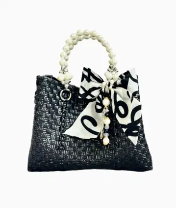 펄 손잡이가 귀여운 발리 백