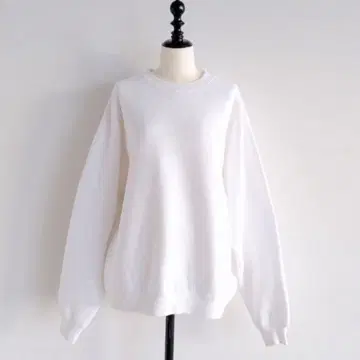 새상품 SeaRoomlynn VOLUME 맨투맨 풀오버 화이트