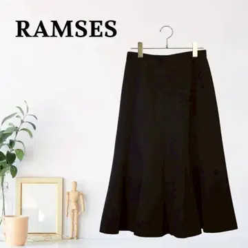 zG447 [ M ] RAMSES 스커트 종아리 기장 플레어