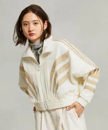 애틀랜타 컷 라인 루즈 나일론 트랙 탑 아디다스 오리지널