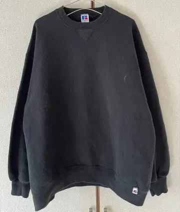 얼룩 있음 90s 00s RUSSELL 무지 맨투맨 usa