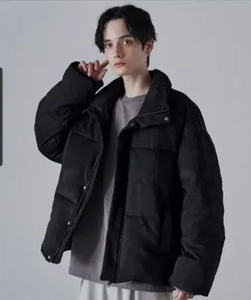 CLEL 볼륨 하이넥 숏 패딩 자켓 L