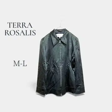TERRA ROSALIS 고급 모노톤 모드 집업 자켓