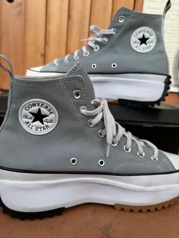 컨버스 올스타 그레이 하이컷 통굽
