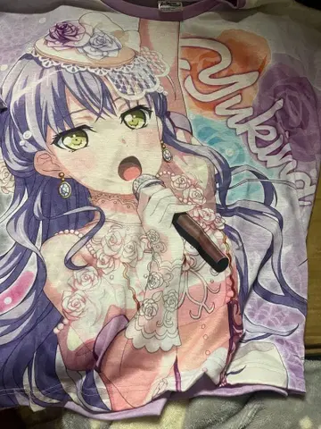 뱅드림! 미나토 유키나 풀 그래픽 T셔츠 [Flamme / Wasser]