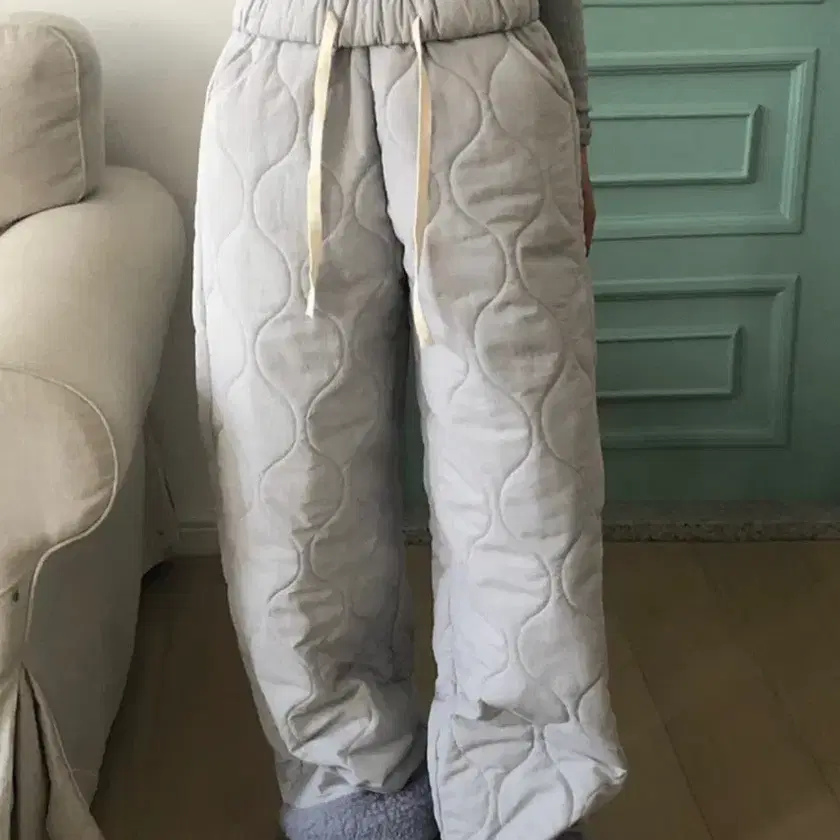 Padding Pants Fuzzy Winter Padding Pants #방한,#방한바지,#여자밴딩바지,#여자겨울바지 on Bunjang Global ...