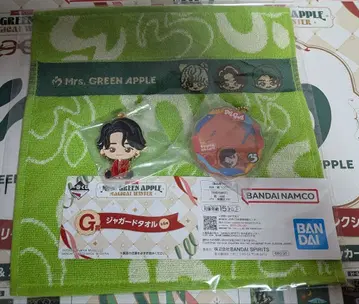 [ 미세스 ] 제일복권 MrsGreenApple 자카드 타월 참 세트