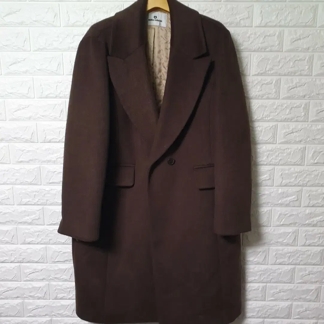 FACADE PATTERN Cashmere Belted Coat M Size on Bunjang Global Site.