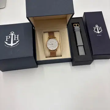 PAUL HEWITT 로즈 골드 메쉬 시계