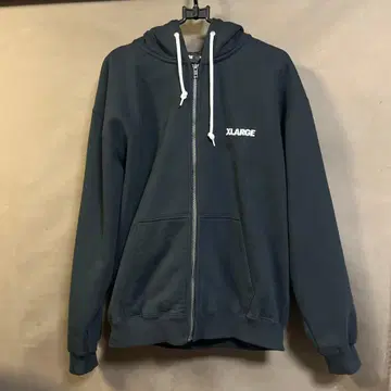 XLARGE 다크 그레이 집업 후드티