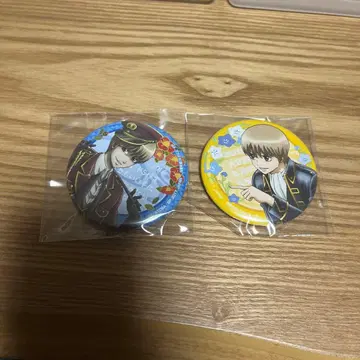 은혼 오키타 소고 프라이스 캔뱃지 2개 세트