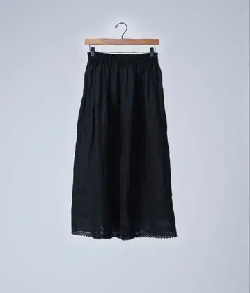 wafu. 와프 린넨 레이스 페치 스커트